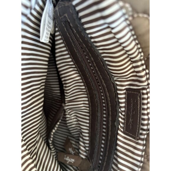 Thirty-One‎ Brown Quilted Crossbody Bag W Adjustable Strap & Front Zipper Pocket - Picture 11 of 16